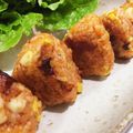 渦月うさぎ's cooksnap of when they made Wチーズ焼きおにぎり♡チキンライスver.