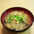 シナモシナモ's cooksnap of when they made なすと玉ねぎのお味噌汁☆.