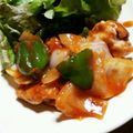とりてんちゃん's cooksnap of when they made 鶏のチリソース.
