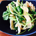 rinakos's cooksnap of when they made さっぱり三つ葉とささみの梅肉和え.