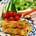 ＊ちいさなしま＊'s cooksnap of when they made 手巻き寿司の具☆きつね巻き.
