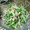 万里愛's cooksnap of when they made 豆苗とハムの胡麻マヨ和え.