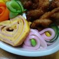 Natsutach's cooksnap of when they made 弁当華やぐハートの玉子焼き★写真付き★.