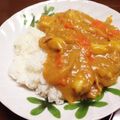風の谷のなまこ's cooksnap of when they made 給食☆ハートにんじん入りもりもりカレー.