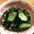 ロビころ's cooksnap of when they made ビニール袋で簡単☆きゅうりの塩麹漬け.