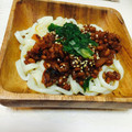 komugiko4's cooksnap of when they made 焦がし納豆とたくあんの冷やしうどん.