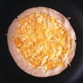 ぴぴのら's cooksnap of when they made 餃子の皮でマヨコーンピザ.