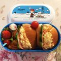 スプリングドラゴン's cooksnap of when they made かにかまと卵と三つ葉のロールパンサンド.