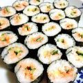nasubeam's cooksnap of when they made ちょいピリ☆ 明太子の海苔巻き.