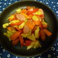 にょにょんこりん's cooksnap of when they made 冷蔵庫のお掃除！野菜とウィンナーの炒め物.