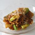 まっけぃ's cooksnap of when they made 【簡単・安い・早い】キムチ味アボガド納豆.