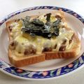 mi_2201's cooksnap of when they made とろねばっ納豆トースト！.