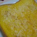 korochiro's cooksnap of when they made 甘くてお菓子なトーストなんです♪.