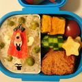 くまとこぐまとねこ's cooksnap of when they made 妖怪ウォッチ＊ から傘お化け ＊キャラ弁.