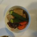 クックCMG2A1☆'s cooksnap of when they made 高野豆腐とオクラの炊き合わせ.