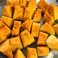 0118うえよこ's cooksnap of when they made とっても便利★かぼちゃの冷凍保存方法.