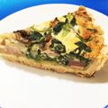 sa-ra's cooksnap of when they made キノコとほうれん草のキッシュ.