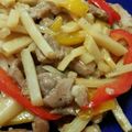 よもぎ母さん's cooksnap of when they made 豚肩ブロック肉で彩りチンジャオロース.
