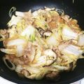 クックKNELEP☆'s cooksnap of when they made 子供が喜ぶ豚バラ肉と白菜のごま味噌炒め.