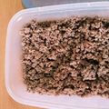 頑張っちょるママ's cooksnap of when they made 簡単常備！甘辛ごま肉そぼろ。お弁当にも。.