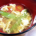 エディー＆ホッジ's cooksnap of when they made 裏技☆お店風ふわふわ卵の彩りスープ.
