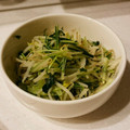 ゆいなつママ's cooksnap of when they made 簡単‼モヤシとネギと水菜の炒めもの.
