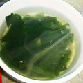 ユーロン's cooksnap of when they made わかめと生姜のスープ.