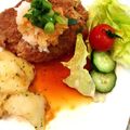 なみたす0428's cooksnap of when they made えのきでヘルシー☆やわらかハンバーグ.