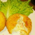 やまととゆずかっち's cooksnap of when they made ◆生ハム&とろけるチーズのライスコロッケ.