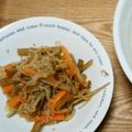 ひとり暮らし料理's cooksnap of when they made 白滝のきんぴら 牛蒡と人参入り.