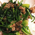 ayamiracle's cooksnap of when they made 牛肉とほうれん草の炒め物.