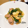 YUH♡ママ's cooksnap of when they made 簡単☆おさかなのソーセージのてりまよ丼☆.