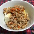 tetsunagi's cooksnap of when they made 豚ひき肉のあんかけ丼.