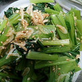 かぴーな's cooksnap of when they made 小松菜の桜エビ和え　妊活レシピ.