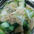 かぴーな's cooksnap of when they made 小松菜とえのきの仲良し炒め.