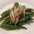 jun-bear's cooksnap of when they made オクラの柚子胡椒和え.