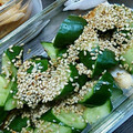 かぴーな's cooksnap of when they made ちくわきゅうり◎ゴマ醤油でいただきます‼.