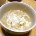 ＊実月＊'s cooksnap of when they made 簡単♪もやしと崩し豆腐の中華スープ.