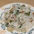 きらり流れ星's cooksnap of when they made 素麺ぺペロンチーノ.