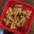 スパット's cooksnap of when they made マカロニのケチャカレー炒め.