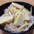 たかz's cooksnap of when they made チューボーですよ！たけのこご飯.