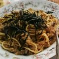 ☆megrim☆'s cooksnap of when they made ♡ツナと塩こんぶの和風パスタ♡.