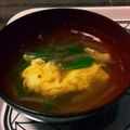 もぺちょ's cooksnap of when they made スナップエンドウ 卵とじ お吸い物.