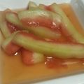 アキマキ's cooksnap of when they made スイカの皮で☆お漬物.