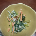 かいたまま's cooksnap of when they made 美味しい♬ほうれん草としらすのゴマドレ.