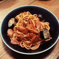 chicken_abe's cooksnap of when they made ちょっと大人な、ナメらかナポリタン.