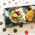 tommy 0304's cooksnap of when they made タコときゅうりとわかめの酢の物♡.