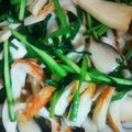 みゆりん姫's cooksnap of when they made 簡単！ニラ(茎)と竹輪の醤油炒め.