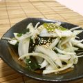 赤い電話's cooksnap of when they made ワカメと玉ねぎのワサビポン酢和え.