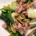 ムーヒツジ's cooksnap of when they made 豚バラとチンゲン菜の中華風炒め.
